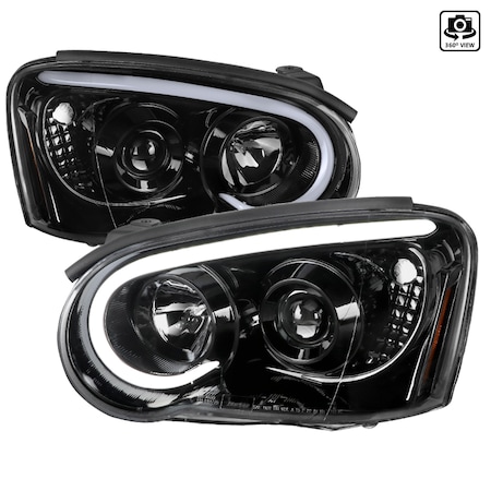 Spec-D Tuning Subaru Impreza Projector Headlights 04-05 2LHP-WRX05BK-G2-TM